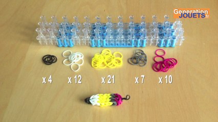 Créer un porte-clef Rainbow Loom