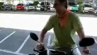 brand new scooter goes wrong