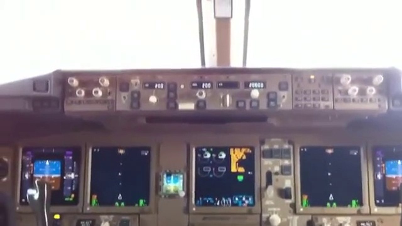 Inside Boeing 777 Cockpit