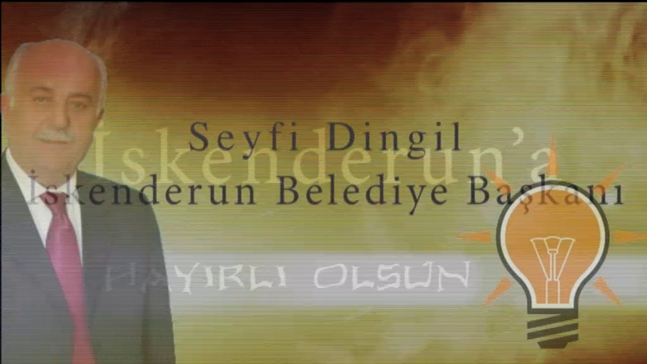 İskenderun Belediye Başkanı Seyfi Dingil [Yüksek Kalite ve Büyüklük]
