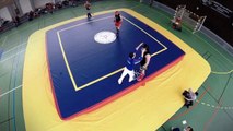 L'entraînement des équipes de France de wushu filmé en drone