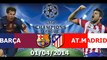 Watch Barcelona vs Atletico Madrid Live Streaming Online HD 1st April 2014 - Watch UEFA Champions League Live Streaming Online HD