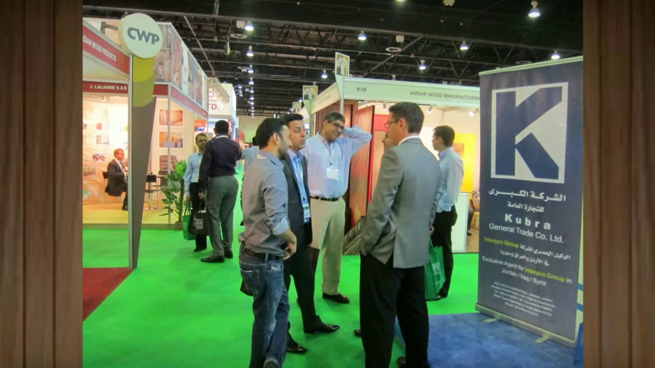 Interpro showcased their wood products at Dubai Wood Show