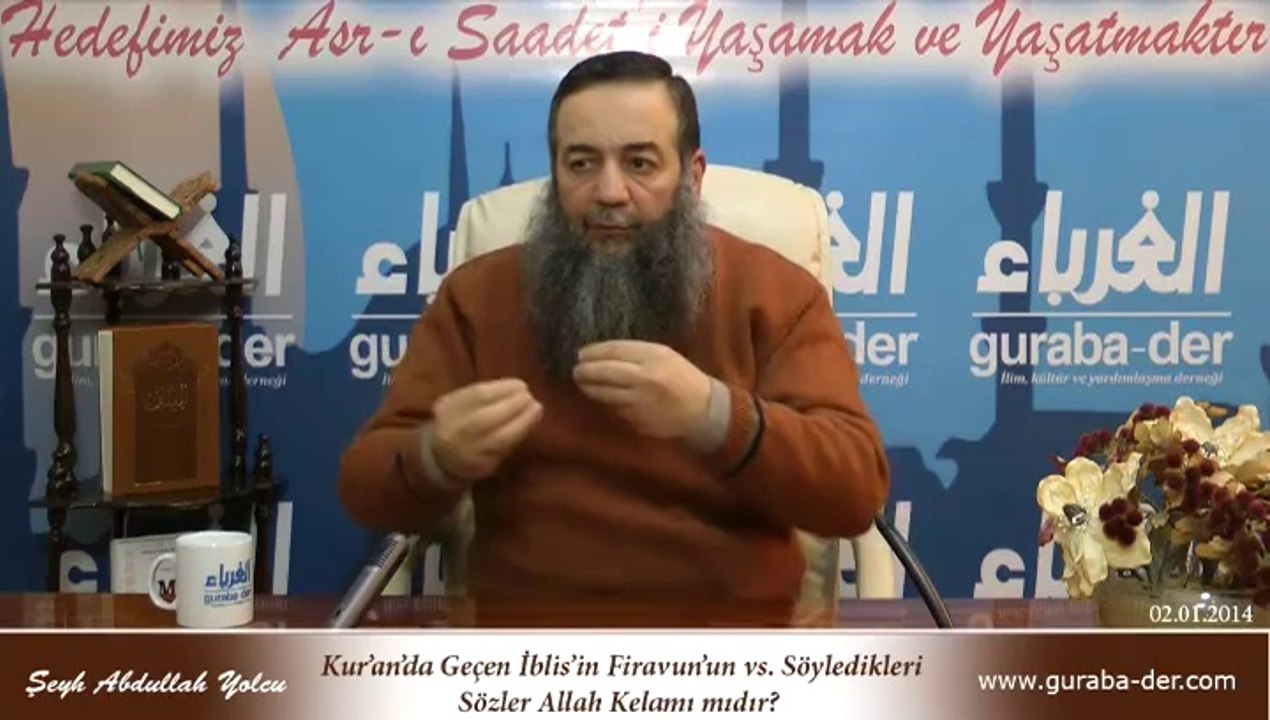 kuranda gecen iblis firavunun sözleri Allahın kelamı mıdır