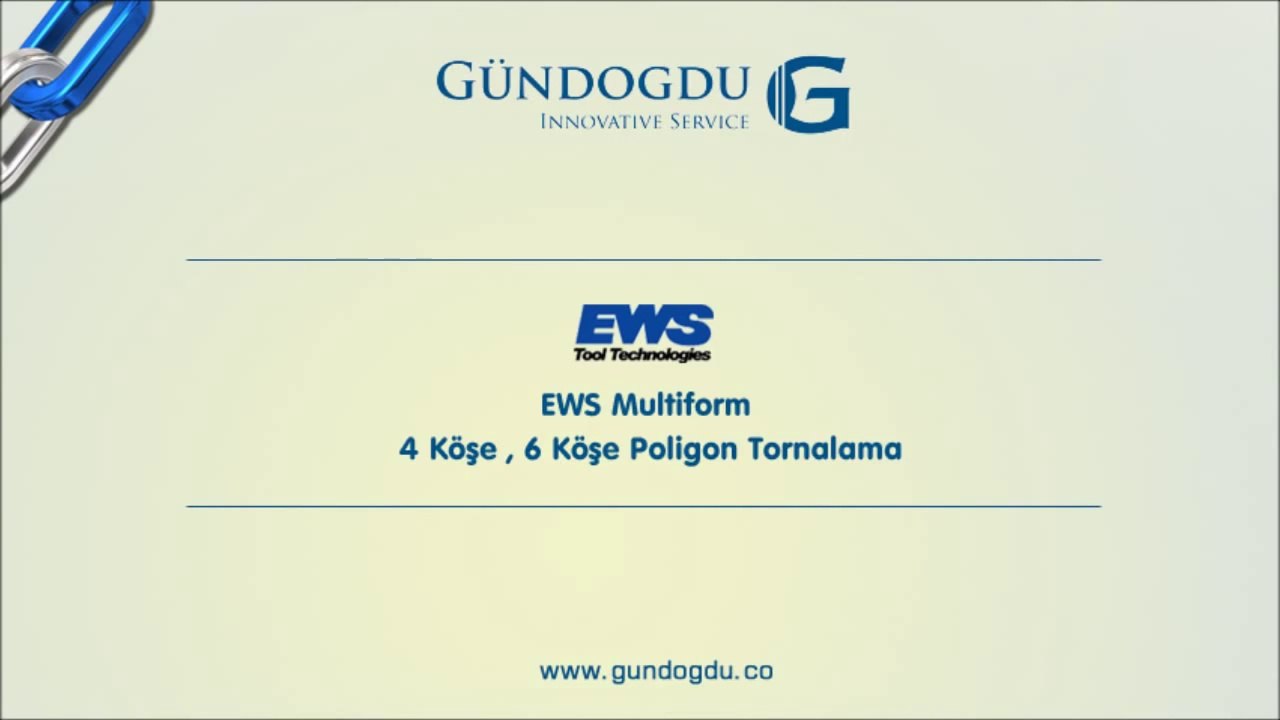 EWS Multiform CNC Tornada 4-6-8 Köşe ve Poligonal Form Açma - Gundogdu.co