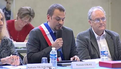 1ère réunion du conseil municipal de la nouvelle mandature.