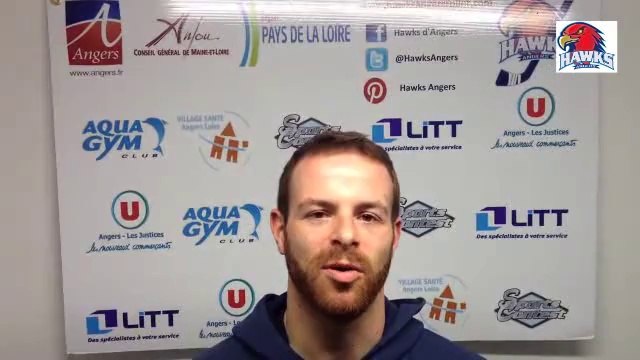 ANGERS 5 - 3 AUBAGNE (Elite, J.16) : Charles Cornet devant les caméras