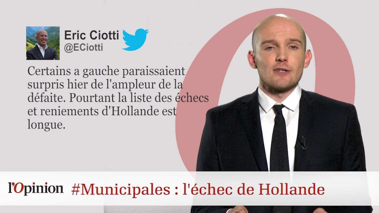 #tweetclash : #Municipales, l'échec de Hollande