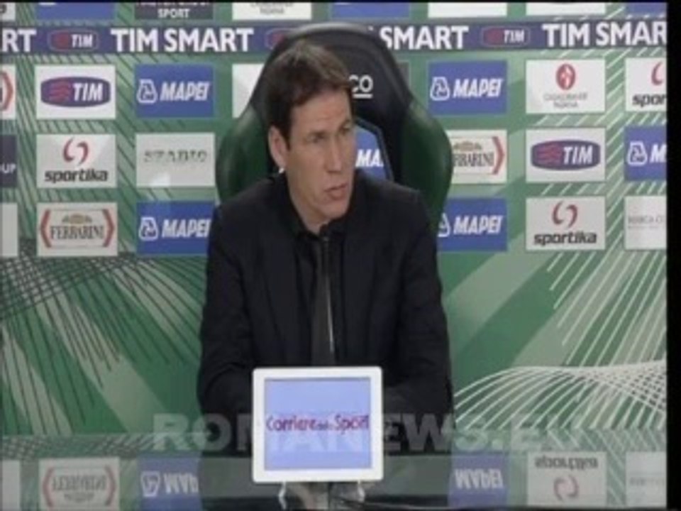 Sassuolo-Roma, conferenza Rudi Garcia