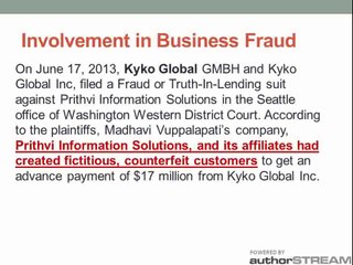 Kyko Global, Inc et al v. Prithvi Information Solutions, Ltd et al Madhavi Vuppalapati