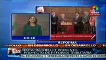 Envía Michelle Bachelet al parlamento chileno su reforma tributaria