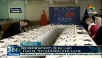 Presidente chino realiza visita oficial a Bélgica