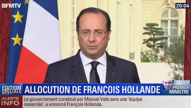 Replay allocution de François Hollande du 31/03/2014