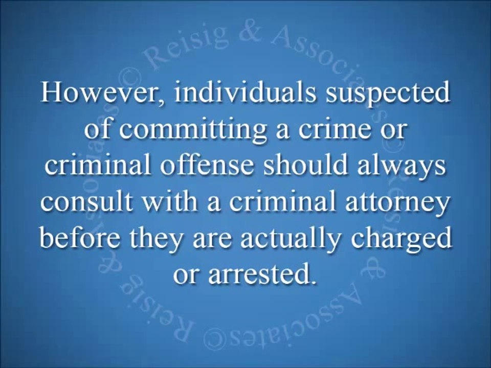 At What Point Can A Attorney Represent Someone Charged With A Crime?