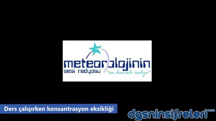 Bölüm 1- Konsantrasyon eksikliği