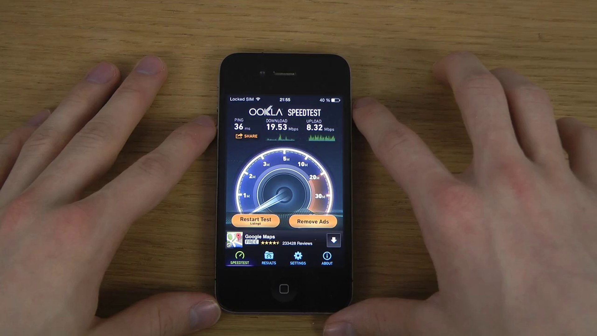 ⁣iPhone 4 iOS 7.1 Final - Internet Speed Test