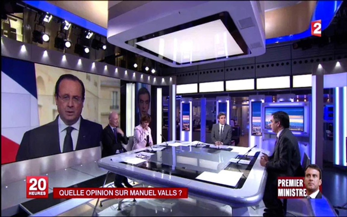 François Fillon invité de David Pujadas sur France 2 - 31 mars 2014