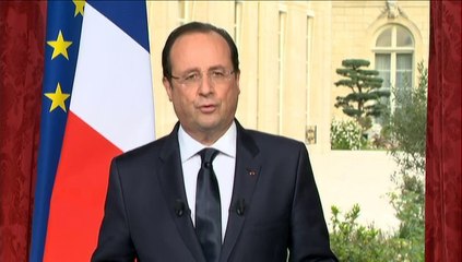 Revoir l'allocution télévisée de Hollande en intégralité
