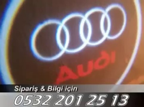 AUDI Q7 A6 A5 Q5 KAPI ALTI LAZER LED LOGO EN UYGUN FİYATA FARKLILIK YARATIR