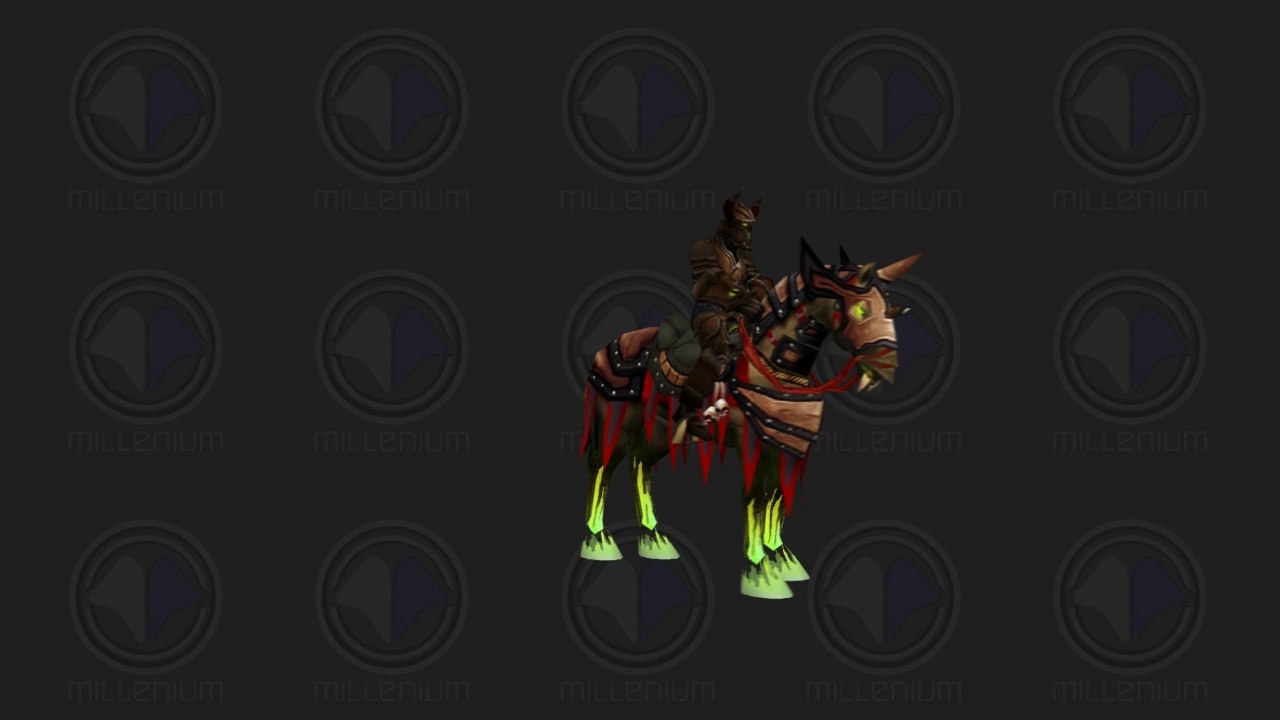 Monture de la semaine - Cheval de guerre embrasé