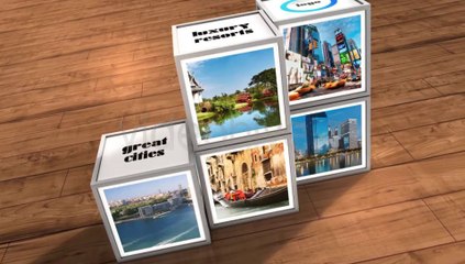 Nice 3D Cubes for Photos Presentation