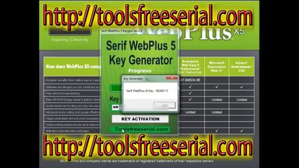Serif WebPlus x5 Keygen