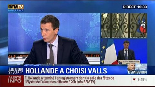 19H Ruth Elkrief - Édition spéciale sur le remaniement: Qu'est-ce qu'on attend de l'allocution de François Hollande ? - 31/03 4/6