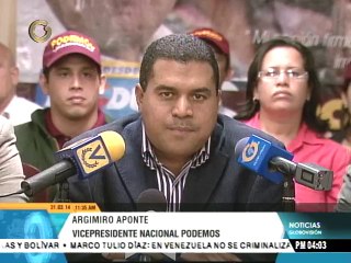 Podemos ratifica apoyo a política de diálogo del Gobierno Nacional