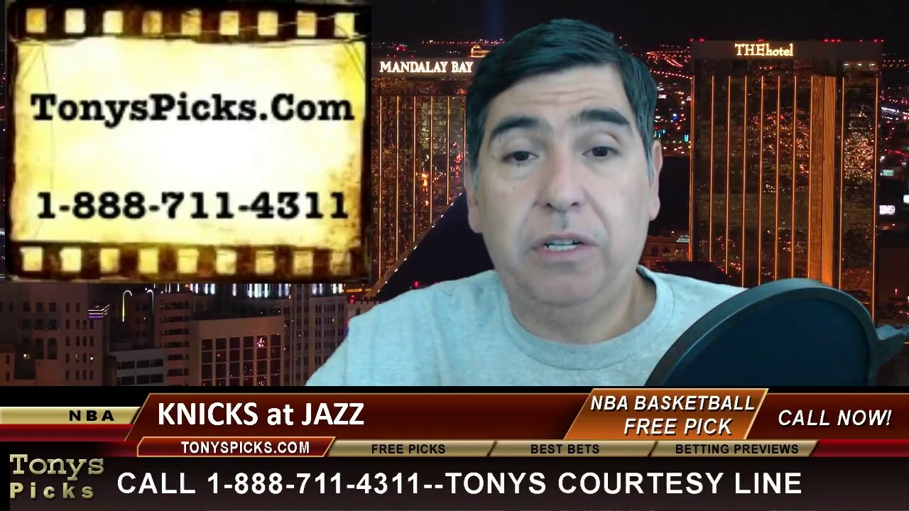 New York Knicks vs. Utah Jazz Pick Prediction NBA Pro Basketball Odds Preview 3-31-2014