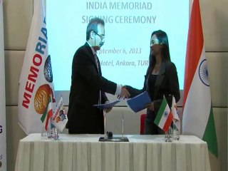 India memoriad Signing Ceremony