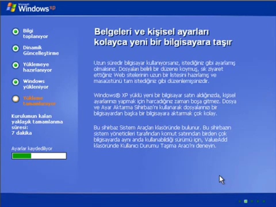 Adım Adım Windows Xp kurulumu