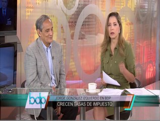 Jorge González Izquierdo propone al Gobierno reducir las tasas tributarias