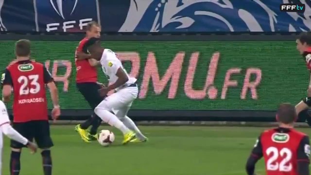 Coupe de France : les buts (2-0) de Rennes-Lille en quarts de finale