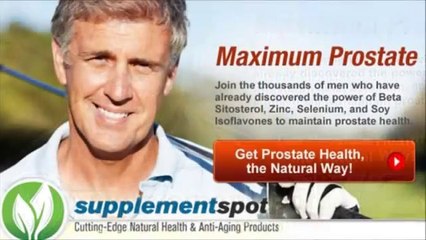 Maintain Prostate Health Naturally - Maximum Prostate by Supplement Spot