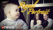 ROYAL PORTRAIT: Duke and Duchess Release New Family Photo Featuring Baby George and Lupo