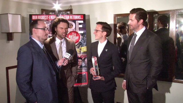 Team Hobbit: Richard Armitage, Aidan Turner and Adam Brown