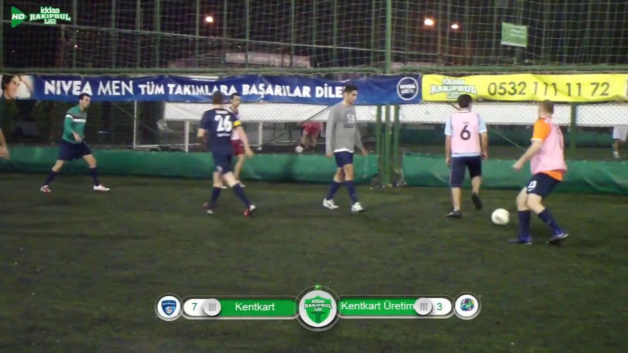 iddaa Rakipbul Halı Saha Ligi Kentkart 7-3 Kentkart Üretim HD