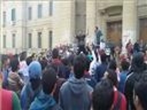 مظاهرات طلابية في عدد من الجامعات المصرية