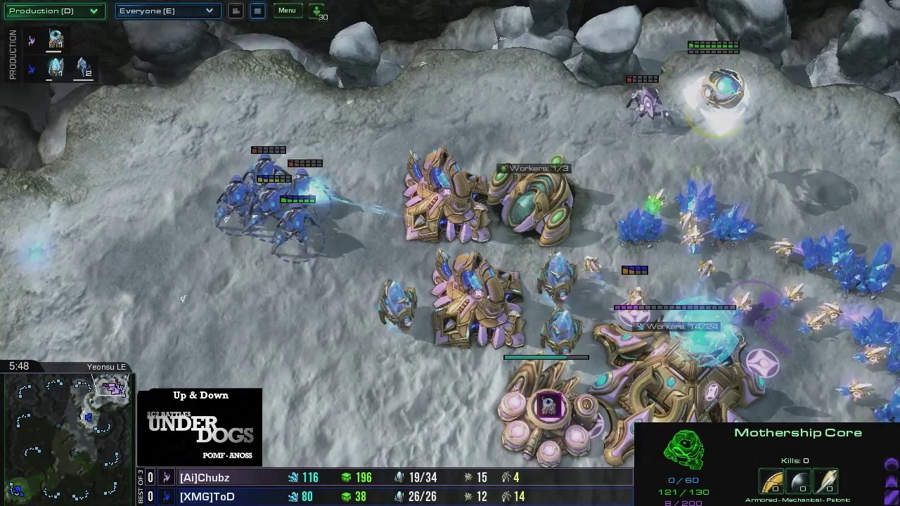 [S07E01] UnderDogs du 24/03/2014 - Tod vs Chubz - Map 1