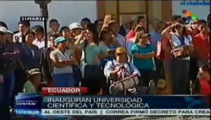 Ecuador inaugura primera universidad de ciencia y tecnología