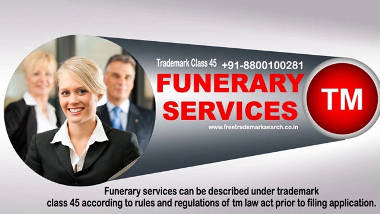 Trademark Class 45 | Personal and Social Services