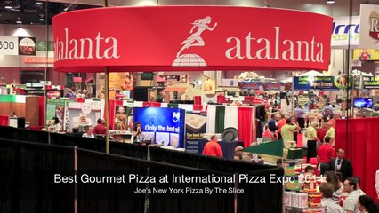 Best Gourmet Pizza at International Pizza Expo 2014 | Joe's New York Pizza Las Vegas pt. 1
