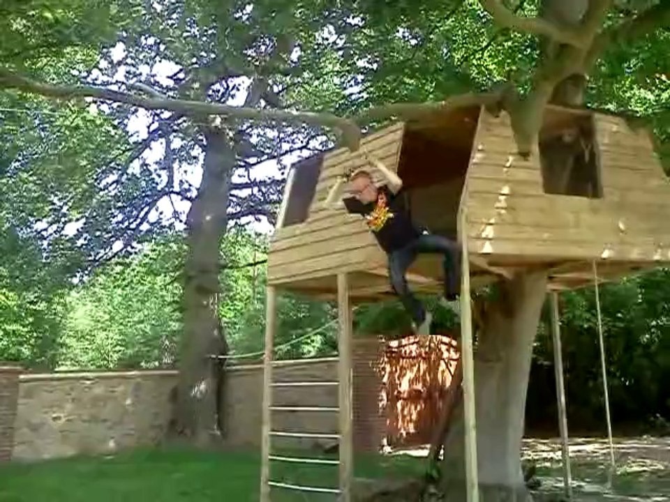 homemade zip wire