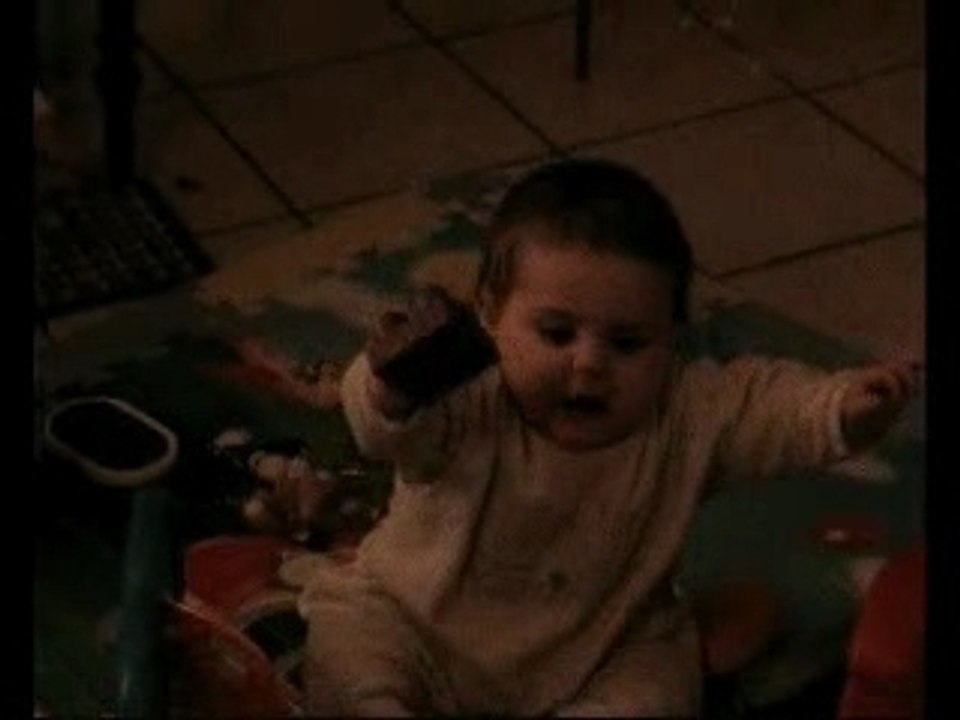 Quentin sur son tapis 26 décembre 2006