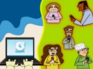 Globi SMS Advertise - 2D Animation