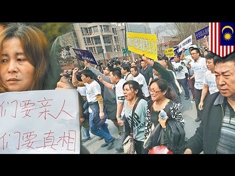 Malaysian embassy in China sees protests by flight MH370 relatives