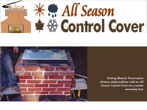 All Season Control Cove chimney cap