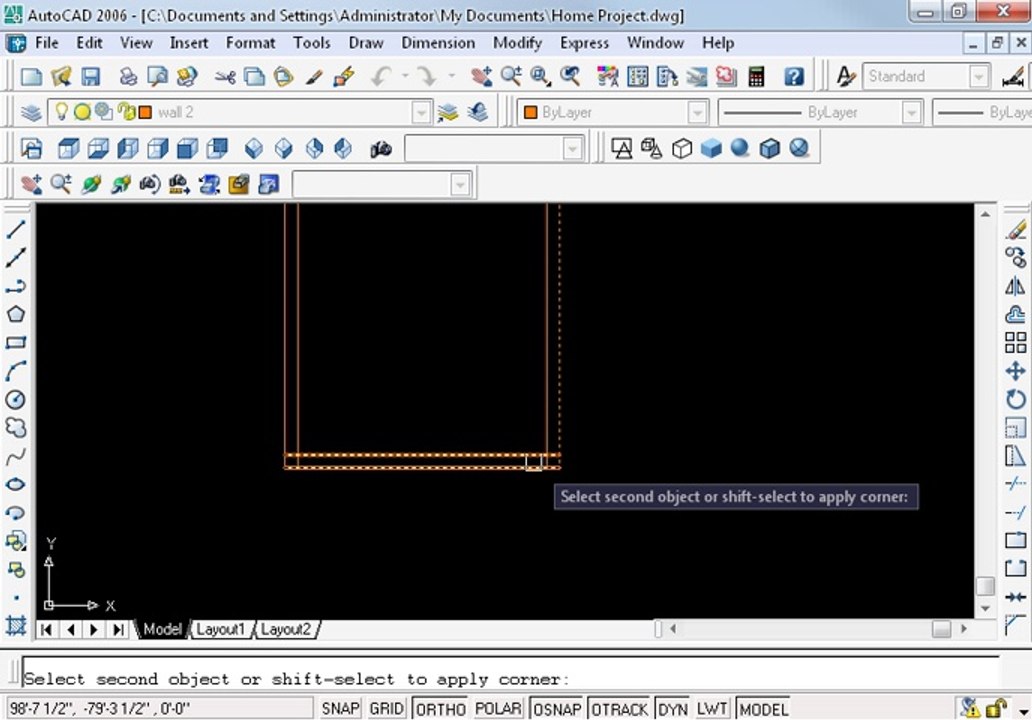 Khan Plaza in AutoCAD Part 1 oh