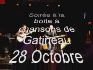 La boite à chansons -Gatineau