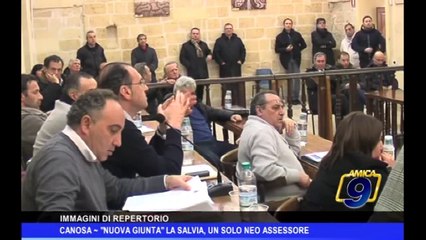 Canosa | Nuova Giunta La Salvia, un solo Neo Assessore